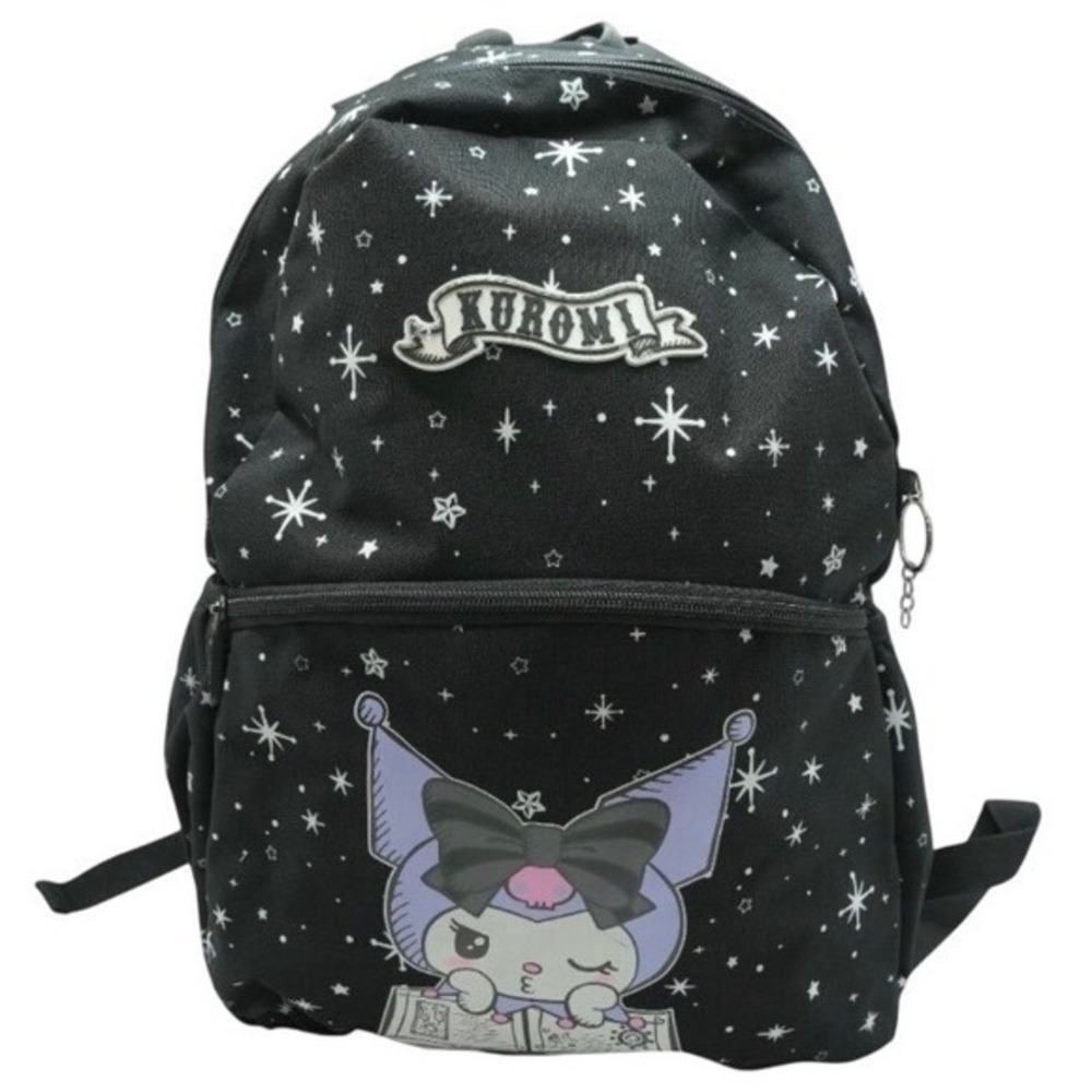 Sanrio Kuromi Backpack‎ Kids Black Good Starry Celestial School Bag